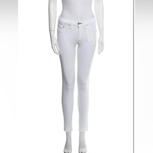 Rag & Bone skinny leg low rise jeans